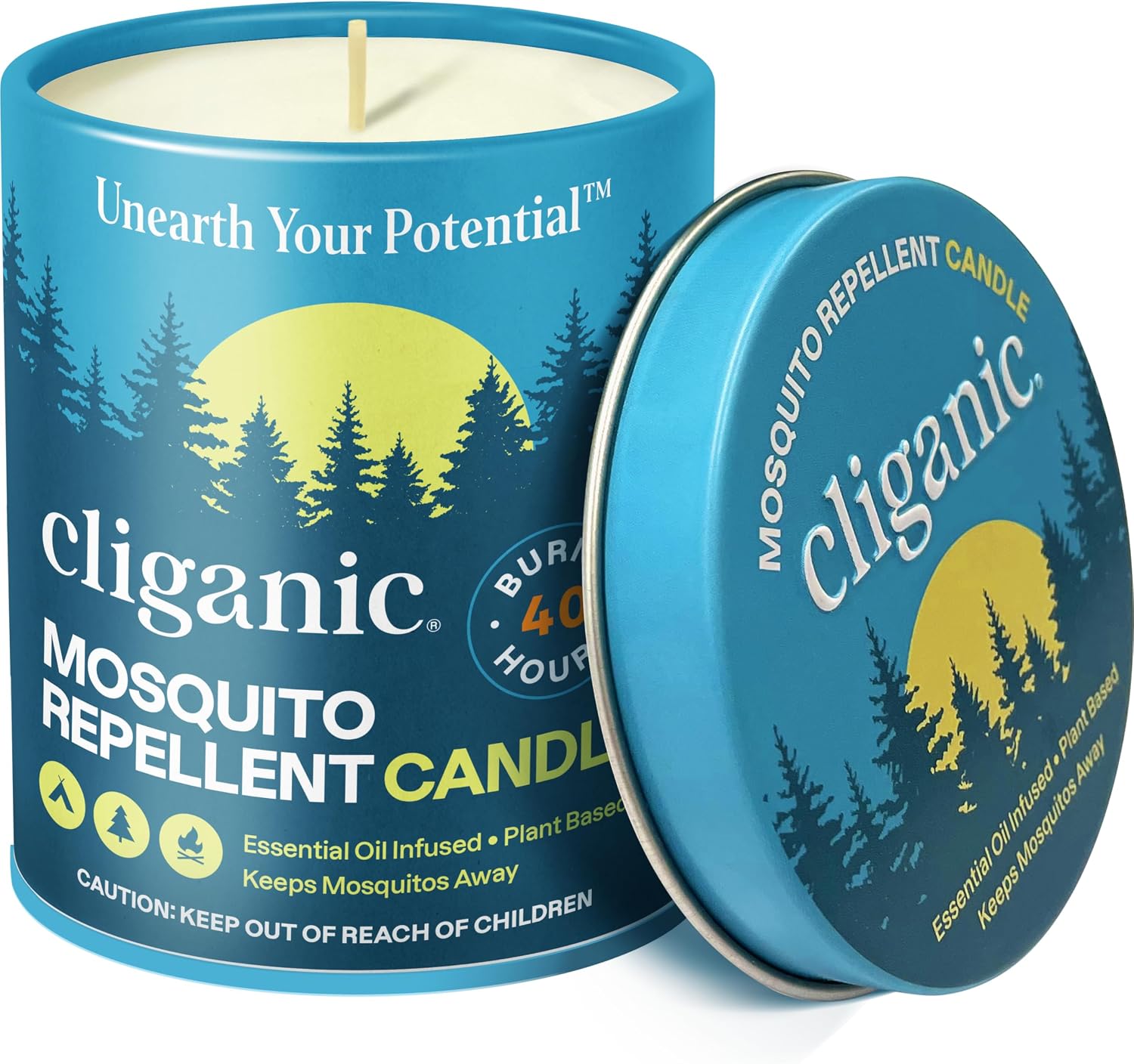 Cliganic Citronella Candle